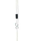 Backyard Zip Line Kit For Kids And Adults 160ft Cable With Adjustable Tension Rust Proof component with metal connector.