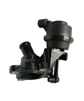 Heavy Duty Engine Coolant Regulator And Oil Filter Swap For Audi Q5 059121737AM side view of assembly for cooling system upgrade.