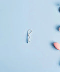 8 Pieces Stainless Steel Cotter Pins For Secure Industrial Hitch Applications Super R Shape fastener on blue background.