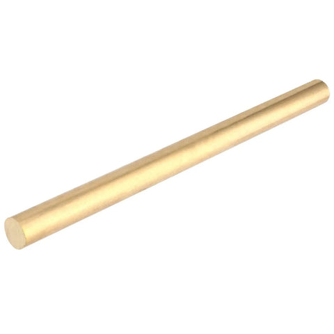Solid brass rod from 2 Pack Three Quarters Inch Brass Rods, 11.81 Inch Length, Solid Lathe Bar Brass Stock for crafts and DIY projects