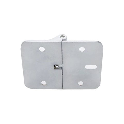 2 Pack Heavy Duty Adjustable Torque Door Hinge Set In Zinc Alloy Built To Last, 90 Degree Symmetric Torque With Pre Drilled Holes, Multi Angle Positioning For Smooth Silent Open And Close, 2.32 By 1.77 Inches Silver Finish