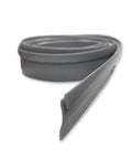 Angled Gray Vinyl Drip Sweep For Framed Shower Doors 36 Inch Long Trim To Fit Bottom Frame Seal One Quarter Inch Wide