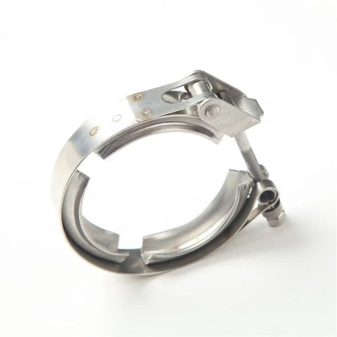 2 Inch Stainless Steel Quick Release Exhaust V Band Clamp Kit With Mild Steel Flanges For Universal Turbo Piping High Flow Fit