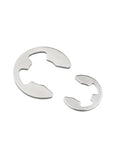 20 Piece 304 Stainless Steel E Clip Washer Set Circlip Retaining Rings Kit for Shaft Fasteners M1.2 to M10