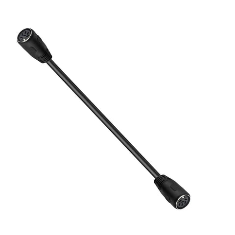 DIN 6 Pin Female To Female Extension Cable For Digital Audio And Data Links connecting two devices securely.