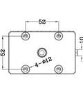 Heavy Duty Cnc Self Centering Vise Delivers Dead On Precision Milling Machine Tool Grip with dimensions 52x52x10mm.