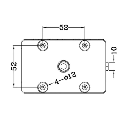 Heavy Duty Cnc Self Centering Vise Delivers Dead On Precision Milling Machine Tool Grip with dimensions 52x52x10mm.