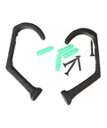 Heavy Duty Cast Iron Wall Mount Hooks Boss Level Construction For Hanging Towels Coats And Bags with screws and anchors