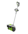 Cordless 12-Inch Electric Snow Shovel With 60-Degree Direction Dial Brushless Motor For Long Run Time Hinged Shaft