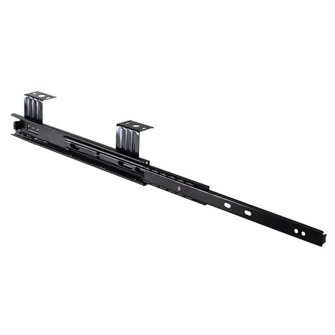 Heavy Duty Drawer Slides Set 2 Pack Full Extension Ball Bearing With Soft Close 10 Inch And 12 Inch Black Steel Keyboard Shelf