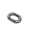 Built Like A Tank Drop Forged 3 4 Inch Marine Grade Stainless Steel 316 Chain Connecting Link side view.