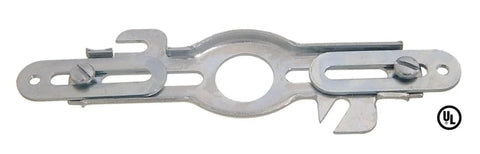 EZ Adjustable Crossbar For Lighting Fixtures Made From Durable Steel Slips Three Eighths Inch And Adjusts From Four And A Half To Six And A Half Inches