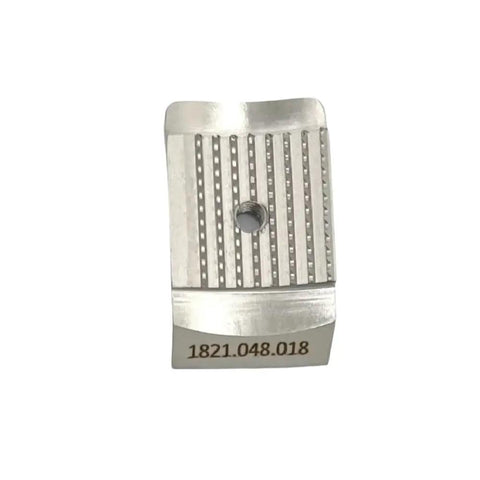 Tooth Plate Gripper Spare Part For BXT2 16 And BXT2 Battery Powered Plastic Strapping Tool Restores Clamping Power And Prevents Strap Slippage Direct Fit Durable Build Easy Install For Industrial Packaging And Shipping, metal tooth plate with center hole