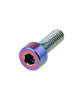 Rock Solid M4 X 12 Millimeter Titanium Socket Head Cap Screws Top Shelf Grade 5 Alloy fastener with rainbow finish