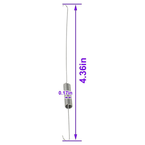 Set Of 3 Replacement Spring Linkage Extensions For Kohler 24-089-01-S 2408901-S 24 089 01-S with measurements 4.36in by 0.17in