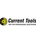 Logo for Current Tools, manufacturer serving professional electricians, featuring distinctive yellow and black design.