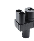 Check Your Electric Ride With This Dope DC AC EV Converter for Tesla Model 3 Model Y Model X Model S, black plastic connector unit.