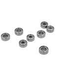 2 Pack Mixed Ceramic Ball Bearings For Fishing Reels SMR115 5X11X4MM Low Friction Rust Resistant Hybrid ABEC 7 High Speed Durable Set