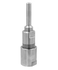 Router Collet Extension Chuck Adapter For One Quarter Inch Shank Bits Keeps Bits Tight And Safe Slick Extender Rod metal close-up