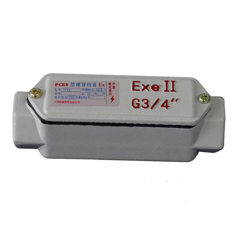 Explosion Proof Aluminum Wiring Threading Box For Threaded Conduit And Cable Pass Through Rugged Electrical Junction Box White Finish