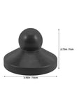 Heavy Duty 2 Pack Patio Umbrella End Cap Replacement Kit With Black Plastic Finial Caps And Secure Fasteners For Garden Parasols Plus Weatherproof Sturdy Easy Install Market Umbrella Tips, 3.93in x 2.75in black plastic cap