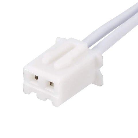1/4 Inch Quick Connect Hall Effect Water Flow Switch showing white plastic connector with two wires for Coffee Machines Heaters Boilers