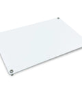 Pearled White Sublimation Aluminum Blanks Metal Signs 8x12 Inch 0.45mm Thick With 4 Pre Drilled Holes And Mounting Screws