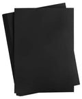 Black Corrugated Cardboard Sheets 37x26 Inches 50 Pack E Flute Thick 3 32 Inch Made In USA shown in black color with texture detail