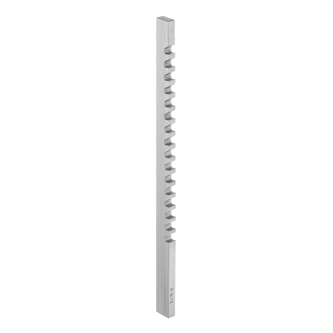 18Pcs Keyway Broach Set For Lathe Tools With 3/16 B 1/8 B 3/8 C 1/4 C Keyway Sizes, metal broach for precise cutting.