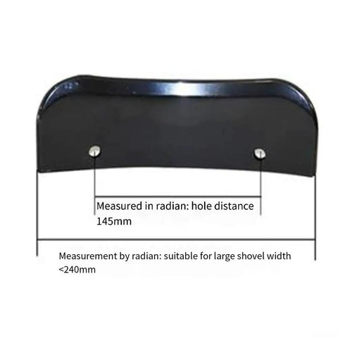 Bead Breaker Shield Sleeve For Tire Changers, Rim Protection Sleeve Made From ABS with hole distance 145mm and width <240mm