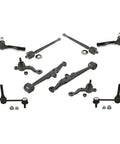 Lexus IS300 Suspension Kit Assembly Upgraded Lower Side Control Arms, Bar Tie Rods, Ball Joints, And Bushing Bolt On Chassis Mount Screw On Mounting For 2001 2005