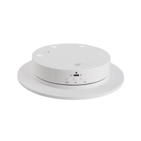 This Badass 360 Degree Electric Rotating Display Turntable Slams With 8Kg Load Capacity and Three Adjustable Speeds, top view.
