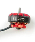 Badass EX12025 Brushless Motors For 3 Inch Toothpick FPV Racing Drones showing red and black motor design with exposed stator.