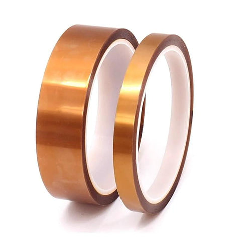 Brown Polyimide Kapton Tape High Temperature Insulating Adhesive For 3D Printers And Electronics Heat Resistant Tape 30 M Roll
