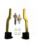 Straight Up Convertible Top Latches And Motor Repair Gears Kit For Bmw E36 E46 E64 showing aluminum gears and latches for roof retracting.