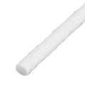 Close-up of a white fiberglass wick from the DIY Wine Bottle Torch Kit For Outdoor Patios And Gardens With 6 Brass Wick Holders, 20 Washers, And 6 Fiberglass Wicks So You Can Convert Wine Bottles Into Long Lasting Tiki Torch Garden Decor No Fuss