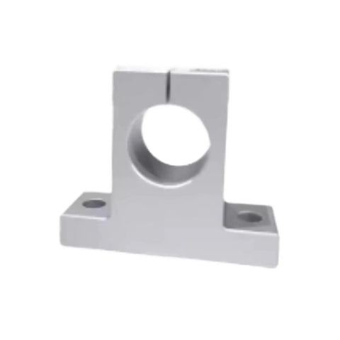 No-Fuss Universal Linear Rod Rail Shaft Support Bearing Frame for 8-60 mm shafts with aluminum build and easy clamp mount