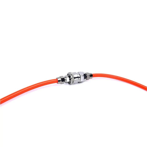High Pressure Flexible Air Hose Compressor Straight Tube Pipe 8mm By 5mm Black 15 Meters Tough As Nails Design With Smooth Airflow connector detail.