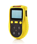 Portable Carbon Monoxide Detector With 0 To 1000 PPM Range IP65 Water Resistant Loud Alarm And Light Alerts Lightweight Clip On CO Meter For Home Or On The Go Easy Read LCD Display in yellow casing
