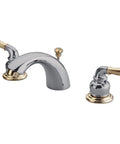 Magellan EB954 Mini Widespread Lavatory Faucet With Retail Pop Up 4 Inch To 8 Inch Spread Solid Brass Construction