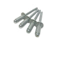 Pop Blind Rivets Dome Head 1 Quarter By 5 Eighth Inch AB810 1000 Count aluminum rivets shown on white