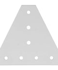 7 Hole Aluminum Joint Bracket Plate Set For Furniture Building Beefy Heavy Duty 4040T Connectors 5 Piece Durable Aluminum Bracket Kit