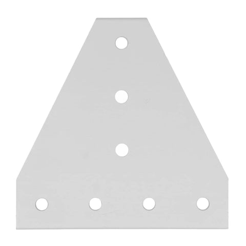 7 Hole Aluminum Joint Bracket Plate Set For Furniture Building Beefy Heavy Duty 4040T Connectors 5 Piece Durable Aluminum Bracket Kit