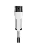 Heavy Duty EV Extension Cord CCS2 DC Fast Charging Cable 300 Amp To 800 Amp 5 Meter Lead connector end view.