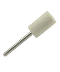 Single cylinder head from 100-Piece Wool Felt Grinding And Polishing Attachment Set For Dremel And Rotary Tools, Mandrel Mounted.