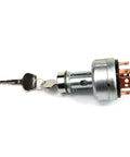 Ignition Switch With 2 Keys For Tractor Folks, Direct Replacement 08086-10000 08086-20000 22B-06-11910 shown with attached keys