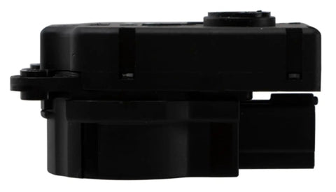 Legit Heavy Duty HVAC Recirculation Door Actuator that Kicks Trash and Makes Your Heater Cooler Work Like A Champ For 2011 Through 2022 Buick Cadillac Chevy ELR Spark Volt Models, side view.