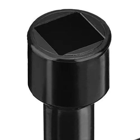 Close-up of black All In One 4 Way Utility Key For Water Gas Electric Meters And Medicine Cabinets Heavy Duty Zinc Alloy Tool