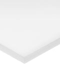 White UHMW Polyethylene Sheet 1/16 Inch Thick 12 By 24 Inches Heavy Duty Plastic Sheet corner view