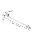 Heavy Duty Lid Stay Hinges Twin Pack With Soft Down And Slow Open Door Action for kitchen cabinets, silver hinge dimensions
